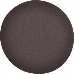 Merit Abrasives - 6" Diam, 80 Grit Aluminum Oxide Adhesive PSA Disc - Coarse Grade, Black, Cloth Backing, Flexible - Exact Tooling