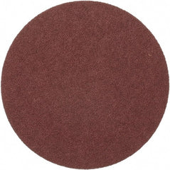 Merit Abrasives - 8" Diam, 36 Grit Aluminum Oxide Adhesive PSA Disc - Very Coarse, Black, Cloth Backing, Flexible - Exact Tooling