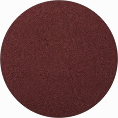Merit Abrasives - 8" Diam, 50 Grit Aluminum Oxide Adhesive PSA Disc - Coarse Grade, Black, Cloth Backing, Flexible - Exact Tooling