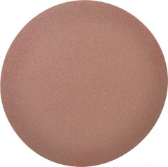 Merit Abrasives - 8" Diam, 60 Grit Aluminum Oxide Adhesive PSA Disc - Coarse Grade, Black, Cloth Backing, Flexible - Exact Tooling