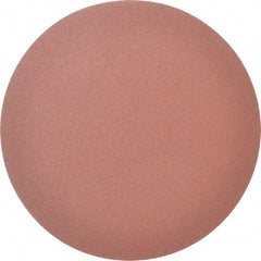 Merit Abrasives - 8" Diam, 80 Grit Aluminum Oxide Adhesive PSA Disc - Coarse Grade, Black, Cloth Backing, Flexible - Exact Tooling