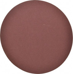Merit Abrasives - 8" Diam, 120 Grit Aluminum Oxide Adhesive PSA Disc - Medium Grade, Black, Cloth Backing, Flexible - Exact Tooling