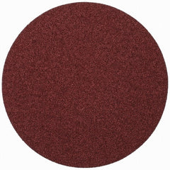 Merit Abrasives - 9" Diam, 36 Grit Aluminum Oxide Adhesive PSA Disc - Very Coarse, Black, Cloth Backing, Flexible - Exact Tooling