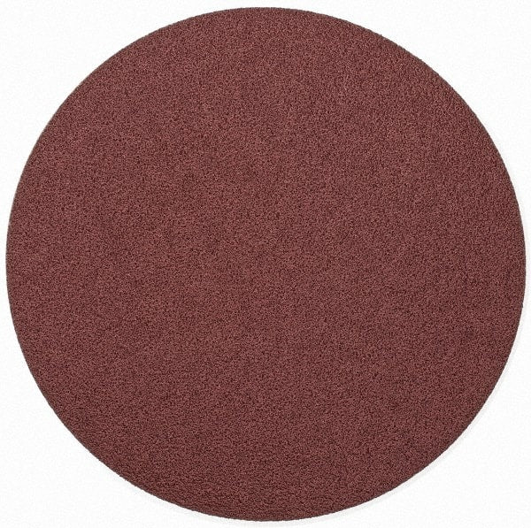 Merit Abrasives - 9" Diam, 40 Grit Aluminum Oxide Adhesive PSA Disc - Very Coarse, Black, Cloth Backing, Flexible - Exact Tooling