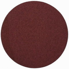Merit Abrasives - 9" Diam, 50 Grit Aluminum Oxide Adhesive PSA Disc - Coarse Grade, Black, Cloth Backing, Flexible - Exact Tooling