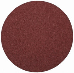 Merit Abrasives - 10" Diam, 40 Grit Aluminum Oxide Adhesive PSA Disc - Very Coarse, Black, Cloth Backing, Flexible - Exact Tooling