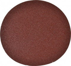 Merit Abrasives - 12" Diam, 24 Grit Aluminum Oxide Adhesive PSA Disc - Very Coarse, Black, Cloth Backing, Flexible - Exact Tooling