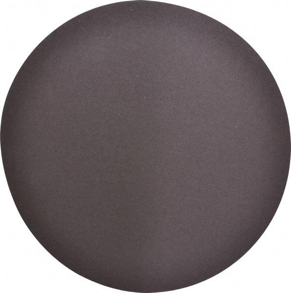 Merit Abrasives - 12" Diam, 80 Grit Aluminum Oxide Adhesive PSA Disc - Coarse Grade, Black, Cloth Backing, Flexible, Use with Stationary Disc Sanders - Exact Tooling