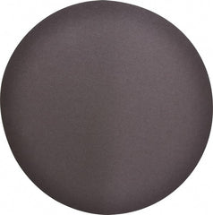 Merit Abrasives - 12" Diam, 80 Grit Aluminum Oxide Adhesive PSA Disc - Coarse Grade, Black, Cloth Backing, Flexible, Use with Stationary Disc Sanders - Exact Tooling