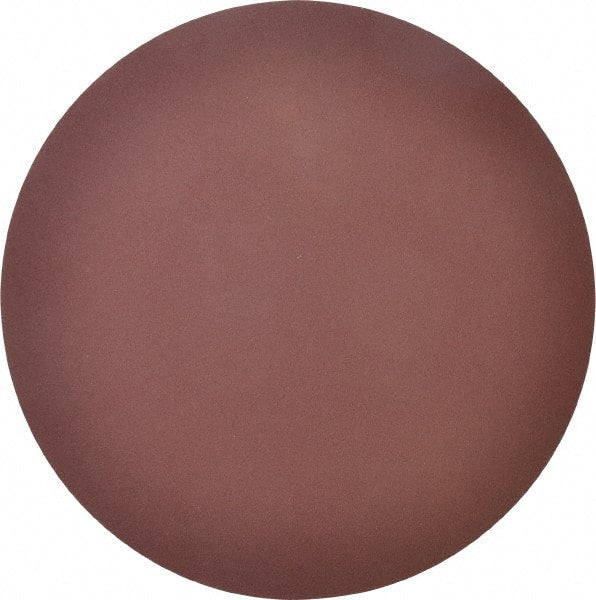 Merit Abrasives - 12" Diam, 120 Grit Aluminum Oxide Adhesive PSA Disc - Medium Grade, Black, Cloth Backing, Flexible, Use with Stationary Disc Sanders - Exact Tooling