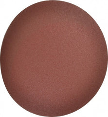 Merit Abrasives - 15" Diam, 36 Grit Aluminum Oxide Adhesive PSA Disc - Very Coarse, Black, Cloth Backing, Flexible - Exact Tooling