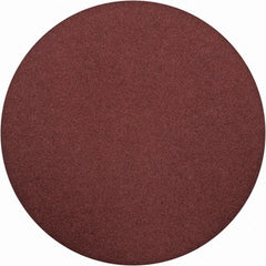 Merit Abrasives - 15" Diam, 80 Grit Aluminum Oxide Adhesive PSA Disc - Coarse Grade, Black, Cloth Backing, Flexible, Use with Stationary Disc Sanders - Exact Tooling