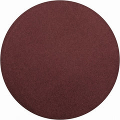 Merit Abrasives - 16" Diam, 120 Grit Aluminum Oxide Adhesive PSA Disc - Medium Grade, Black, Cloth Backing, Flexible, Use with Stationary Disc Sanders - Exact Tooling