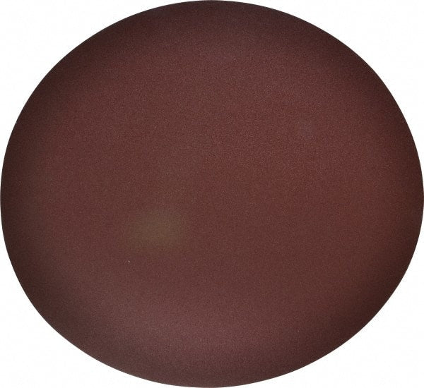Merit Abrasives - 20" Diam, 60 Grit Aluminum Oxide Adhesive PSA Disc - Coarse Grade, Black, Cloth Backing, Flexible, Use with Stationary Disc Sanders - Exact Tooling