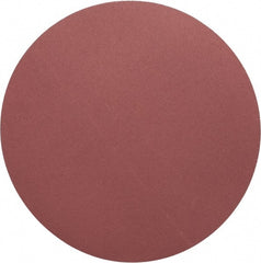 Merit Abrasives - 20" Diam, 120 Grit Aluminum Oxide Adhesive PSA Disc - Medium Grade, Black, Cloth Backing, Flexible, Use with Stationary Disc Sanders - Exact Tooling
