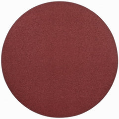 Merit Abrasives - 24" Diam, 50 Grit Aluminum Oxide Adhesive PSA Disc - Coarse Grade, Black, Cloth Backing, Flexible, Use with Stationary Disc Sanders - Exact Tooling
