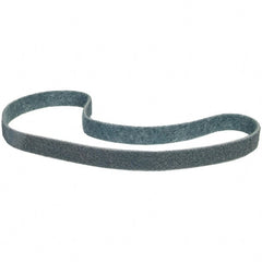 Merit Abrasives - 2" Wide x 48" OAL, Aluminum Oxide Abrasive Belt - Aluminum Oxide, Very Fine, Nonwoven - Exact Tooling