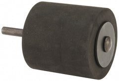 Merit Abrasives - 2" Wide x 2" Diam, Spiral Band Drum - 1/4" Shank Diam, 6,000 RPM - Exact Tooling