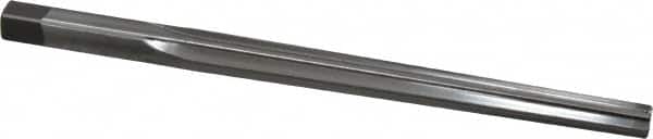 Made in USA - #7 Pin, 27/64" Diam, 0.3297" Small End, 13/32" Diam Straight Shank, 4-7/16" Flute, Taper Pin Reamer - Exact Tooling