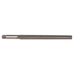 Alvord Polk - #10 Pin, 0.7216" Diam, 0.5799" Small End, 9/16" Diam Straight Shank, 6-1/16" Flute, Taper Pin Reamer - Exact Tooling