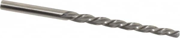 Made in USA - #0 Pin, 0.1638" Diam, 0.1287" Small End, 11/64" Diam Straight Shank, 1-11/16" Flute, Taper Pin Reamer - Exact Tooling