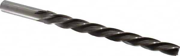 Made in USA - #9 Pin, 0.6066" Diam, 0.4805" Small End, 9/16" Diam Straight Shank, 6-1/16" Flute, Taper Pin Reamer - Exact Tooling