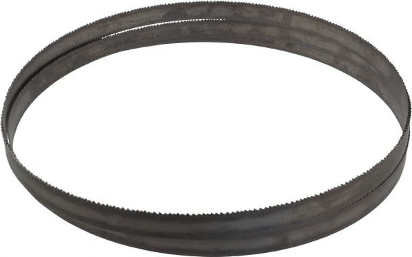 Starrett - 8 to 12 TPI, 9' Long x 3/4" Wide x 0.035" Thick, Welded Band Saw Blade - Bi-Metal, Toothed Edge, Raker Tooth Set, Contour Cutting - Exact Tooling