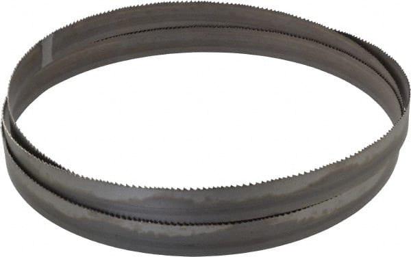 Starrett - 6 to 10 TPI, 9' 7-1/2" Long x 1" Wide x 0.035" Thick, Welded Band Saw Blade - Bi-Metal, Toothed Edge, Raker Tooth Set, Contour Cutting - Exact Tooling