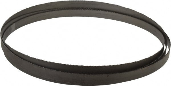 Starrett - 10 to 14 TPI, 9' 9" Long x 3/4" Wide x 0.035" Thick, Welded Band Saw Blade - Bi-Metal, Toothed Edge, Raker Tooth Set, Contour Cutting - Exact Tooling