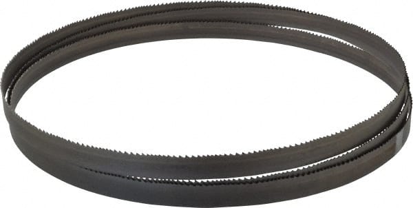 Starrett - 6 to 10 TPI, 10' Long x 3/4" Wide x 0.035" Thick, Welded Band Saw Blade - Bi-Metal, Toothed Edge, Raker Tooth Set, Contour Cutting - Exact Tooling