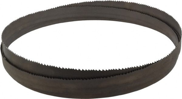 Starrett - 5 to 8 TPI, 10' 6" Long x 1" Wide x 0.035" Thick, Welded Band Saw Blade - Bi-Metal, Toothed Edge, Raker Tooth Set, Contour Cutting - Exact Tooling