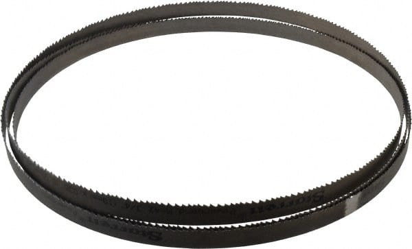 Starrett - 5 to 8 TPI, 11' Long x 3/4" Wide x 0.035" Thick, Welded Band Saw Blade - Bi-Metal, Toothed Edge, Raker Tooth Set, Contour Cutting - Exact Tooling