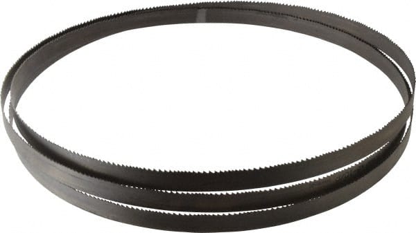 Starrett - 6 to 10 TPI, 11' 5" Long x 3/4" Wide x 0.035" Thick, Welded Band Saw Blade - Bi-Metal, Toothed Edge, Raker Tooth Set, Contour Cutting - Exact Tooling