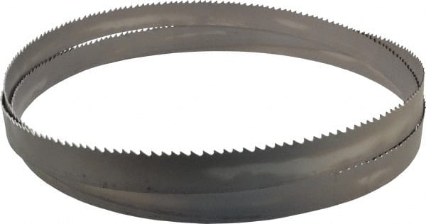 Starrett - 3 to 4 TPI, 12' 6" Long x 1-1/4" Wide x 0.042" Thick, Welded Band Saw Blade - Bi-Metal, Toothed Edge, Raker Tooth Set, Contour Cutting - Exact Tooling