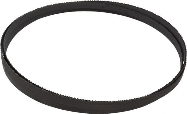 Starrett - 8 to 12 TPI, 12' 6" Long x 1/2" Wide x 0.025" Thick, Welded Band Saw Blade - Bi-Metal, Toothed Edge, Raker Tooth Set, Contour Cutting - Exact Tooling