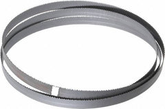 Starrett - 10 to 14 TPI, 5' 8" Long x 1/2" Wide x 0.025" Thick, Welded Band Saw Blade - Bi-Metal, Toothed Edge, Raker Tooth Set, Contour Cutting - Exact Tooling
