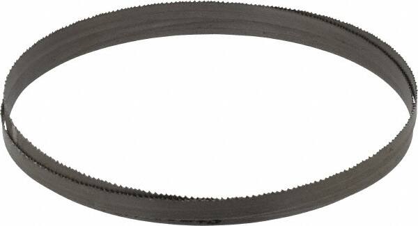Starrett - 8 to 12 TPI, 7' 5" Long x 1/2" Wide x 0.035" Thick, Welded Band Saw Blade - Bi-Metal, Toothed Edge, Raker Tooth Set, Contour Cutting - Exact Tooling