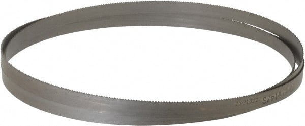 Starrett - 14 TPI, 7' 6" Long x 1/2" Wide x 0.035" Thick, Welded Band Saw Blade - Bi-Metal, Toothed Edge, Raker Tooth Set, Contour Cutting - Exact Tooling