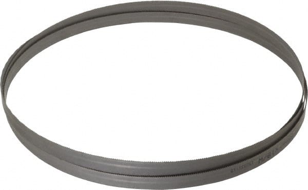 Starrett - 18 TPI, 7' 9-1/2" Long x 1/2" Wide x 0.025" Thick, Welded Band Saw Blade - Bi-Metal, Toothed Edge, Wavy Tooth Set, Contour Cutting - Exact Tooling