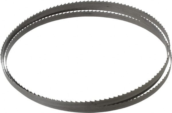 Starrett - 4 TPI, 7' 9-1/2" Long x 1/2" Wide x 0.025" Thick, Welded Band Saw Blade - Bi-Metal, Toothed Edge, Raker Tooth Set, Contour Cutting - Exact Tooling