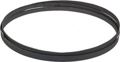 Starrett - 10 to 14 TPI, 7' 9-1/2" Long x 1/2" Wide x 0.035" Thick, Welded Band Saw Blade - Bi-Metal, Toothed Edge, Raker Tooth Set, Contour Cutting - Exact Tooling