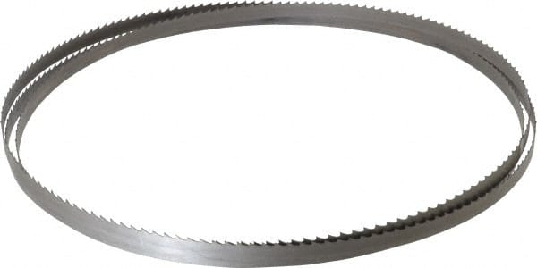 Starrett - 4 TPI, 10' Long x 1/2" Wide x 0.025" Thick, Welded Band Saw Blade - Bi-Metal, Toothed Edge, Raker Tooth Set, Contour Cutting - Exact Tooling