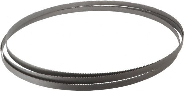 Starrett - 10 TPI, 10' 2" Long x 1/2" Wide x 0.035" Thick, Welded Band Saw Blade - Bi-Metal, Toothed Edge, Raker Tooth Set, Contour Cutting - Exact Tooling