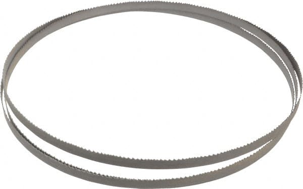 Starrett - 6 to 10 TPI, 10' 2" Long x 1/2" Wide x 0.035" Thick, Welded Band Saw Blade - Bi-Metal, Toothed Edge, Raker Tooth Set, Contour Cutting - Exact Tooling