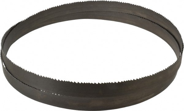Starrett - 5 to 8 TPI, 10' 5" Long x 1" Wide x 0.035" Thick, Welded Band Saw Blade - Bi-Metal, Toothed Edge, Raker Tooth Set, Contour Cutting - Exact Tooling