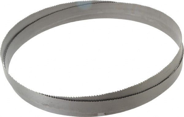 Starrett - 6 to 10 TPI, 10' 8-1/2" Long x 1" Wide x 0.035" Thick, Welded Band Saw Blade - Bi-Metal, Toothed Edge, Raker Tooth Set, Contour Cutting - Exact Tooling
