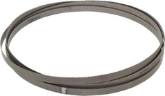 Starrett - 10 to 14 TPI, 12' 10" Long x 1/2" Wide x 0.025" Thick, Welded Band Saw Blade - Bi-Metal, Toothed Edge, Raker Tooth Set, Contour Cutting - Exact Tooling