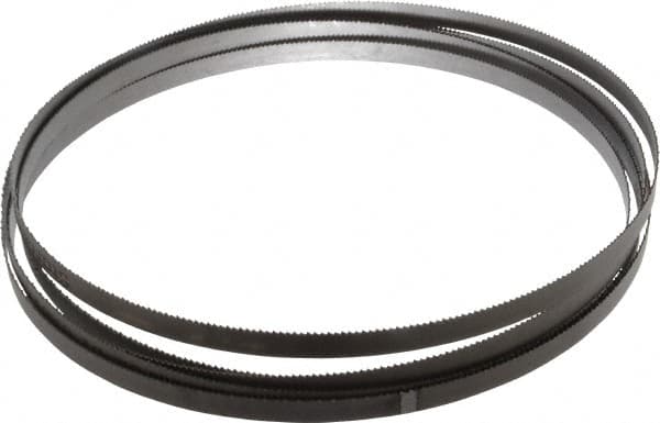 Starrett - 10 TPI, 14' 7" Long x 1/2" Wide x 0.035" Thick, Welded Band Saw Blade - Bi-Metal, Toothed Edge, Raker Tooth Set, Contour Cutting - Exact Tooling
