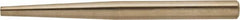 Ampco - 15/32" Nonsparking Punch - 6" OAL, Nickel Aluminum Bronze - Exact Tooling