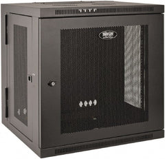 Tripp-Lite - 23.63" Overall Width x 10" Rack Height x 21.63" Overall Depth Data Cable Enclosure - 200 Lb Capacity, Black - Exact Tooling